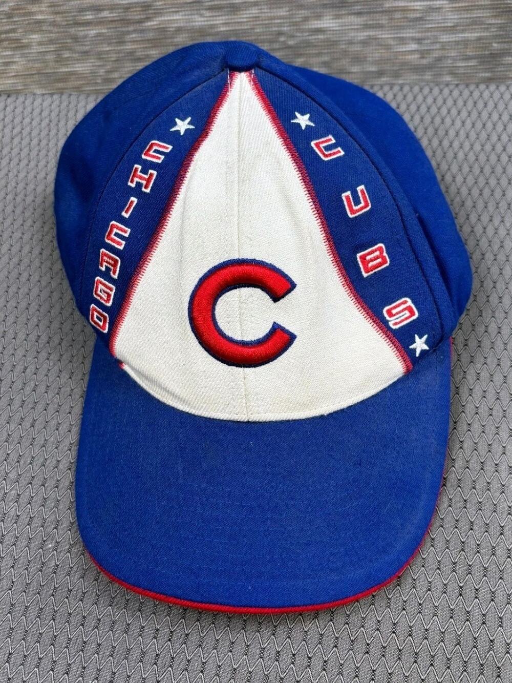Vintage Chicago Cubs Baseball MLB Cap Hat Twins Enterprise One Size Wool Blend